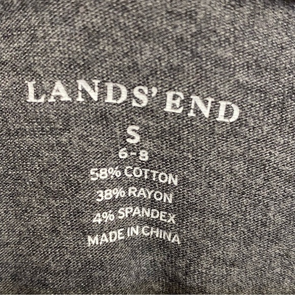 Lands' End Midi 3/4 Sleeve Knit Stretchy Modest Dress - Picture 4 of 4